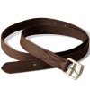 Lovaglás nyereg készlet 17,5 "valódi bőr barna 18 cm 5-az-1- be