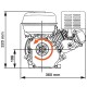 Fekete benzinmotor 6,5 le 4,8 kw Fekete benzinmotor 6,5 le 4,8 kw