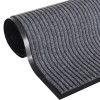 Szürke pvc lábtörlő 90 x 120 cm