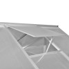 Megerősített alumínium melegház alapkerettel 4,6 m²
