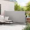 Veranda behúzható válaszfal 160 x 300 cm szürke