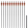 12 db standard reflex íj szénszálas nyílvesszők 30" 0,76 cm