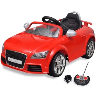 Audi tt rs elektromos kisautó távirányítóval piros