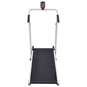 Fekete összecsukható mini futópad 93 x 36 cm