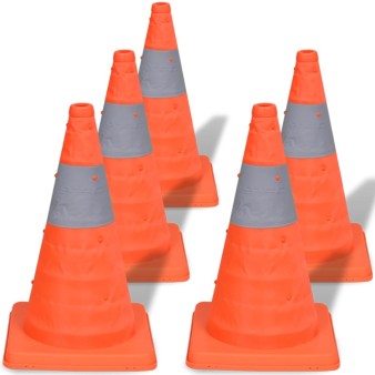 5 db pop-up közlekedési bója 42 cm