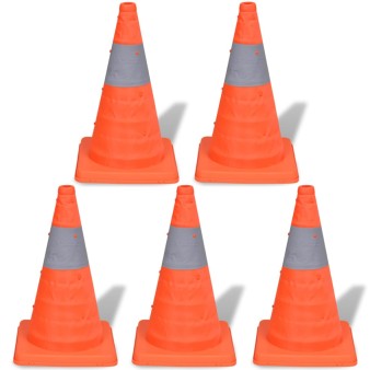 5 db pop-up közlekedési bója 42 cm