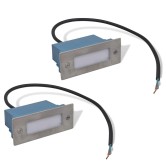 2 db süllyesztett led lépcsőlámpa 44 x 111 x 56 mm 2 db süllyesztett led lépcsőlámpa 44 x 111 x 56 mm