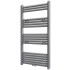 Egyenes szürke törölközőszárító radiátor központi fűtéssel 600x1160 mm