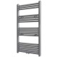 Egyenes szürke törölközőszárító radiátor központi fűtéssel 600x1160 mm