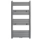 Egyenes szürke törölközőszárító radiátor központi fűtéssel 600x1160 mm