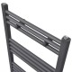 Egyenes szürke törölközőszárító radiátor központi fűtéssel 600x1160 mm
