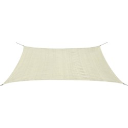 Hdpe napvitorla négyszögletes 2x4 m krémszínű