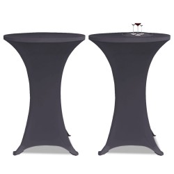 2 darab 70 cm antracit nyújtható asztalterítő
