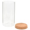 6 db üvegedény parafa fedéllel 1400 ml