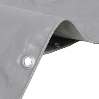Szürke ponyva 650 g/m² 1,5 x 6 m