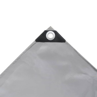 Szürke ponyva 650 g/m² 1,5 x 6 m