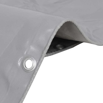 Szürke ponyva 650 g/m² 1,5 x 20 m