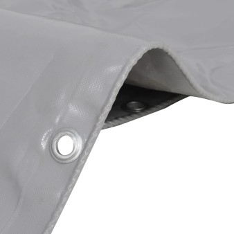 Szürke ponyva 650 g/m² 6 x 8 m