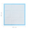 100 db nem szőtt anyagú kisállatszoktató betét 60x60 cm