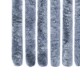 Ezüstszínű zsenília rovarfüggöny 100 x 220 cm Ezüstszínű zsenília rovarfüggöny 100 x 220 cm