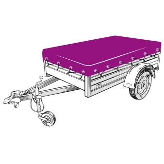 Fekete hdpe pótkocsiháló 2,5 x 3,5 m