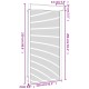Roló antracit 110 x 220 cm alumínium és poliuretán