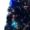 Száloptikás megvilágított karácsonyfa állvánnyal és led-es 150 cm