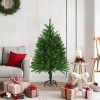 Zöld műkarácsonyfa élethű tűlevelekkel 120 cm