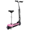 Rózsaszín elektromos roller üléssel 120 w