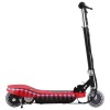 Piros elektromos roller led-del 120 w