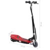 Piros elektromos roller led-del 120 w