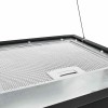 Porszórt acél lcd érintőképernyős sziget páraelszívó 37 cm