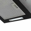 Porszórt acél lcd érintőképernyős sziget páraelszívó 55 cm