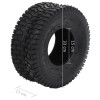 2 darab gumiabroncs talicskához 15x6.00-6 4pr
