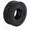4-darabos gumiabroncs-/gumibelsőszett talicskához 15x6.00-6 4pr