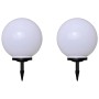 2 db kültéri gyalogjáró led-lámpa cölöppel 40 cm