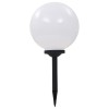 4 db napelemes kültéri led gömblámpa 30 cm rgb