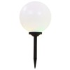 4 db napelemes kültéri led gömblámpa 30 cm rgb