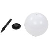 4 db napelemes kültéri led gömblámpa 30 cm rgb
