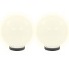 4 db led gömblámpa 20 cm pmma