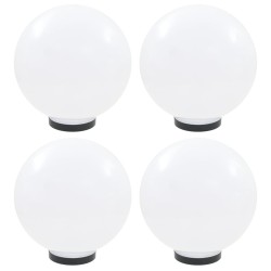 4 db led gömblámpa 30 cm pmma