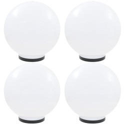 4 db led gömblámpa 40 cm pmma