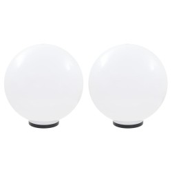 2 db led gömblámpa 50 cm pmma
