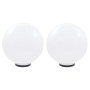 2 db led gömblámpa 50 cm pmma