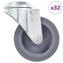 32 db hátfuratos önbeálló görgő 75 mm