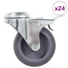 24 db hátfuratos önbeálló görgő 75 mm