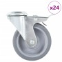 24 db hátfuratos önbeálló görgő 100 mm