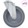 12 db hátfuratos önbeálló görgő 125 mm