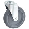 12 db hátfuratos önbeálló görgő 125 mm