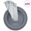 24 db hátfuratos önbeálló görgő 125 mm